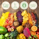 Dried Fruit Gift Baskets for Women – 11 Gourmet Tropical Assortment | 20oz Soft Dry Fruit Basket Gift – Healthy Fresh Fruits and Nuts, Vegan Birthday Gifts for Women, Men, Couples, Families & Teachers