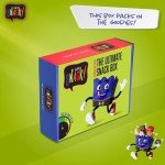 I AM Snacky - Snack Box Care Package + Greeting Card - SNACKY'S FESTIVE FAVES (45 Count) Birthday Sweet Treats Gift Basket, Candies Chips - Food Assortments & Variety