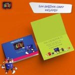 I AM Snacky - Snack Box Care Package + Greeting Card - SNACKY'S FESTIVE FAVES (45 Count) Birthday Sweet Treats Gift Basket, Candies Chips - Food Assortments & Variety