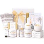 Spa Gifts for Women 13Pcs Mothers Day Gifts Happy Birthday Gift Baskets, Christmas Relaxing Home SPA Kit Bath Set Self Care Package Thank You Box for Mom Her Sister Teacher Friends Friendship