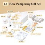 Spa Gifts for Women 13Pcs Mothers Day Gifts Happy Birthday Gift Baskets, Christmas Relaxing Home SPA Kit Bath Set Self Care Package Thank You Box for Mom Her Sister Teacher Friends Friendship