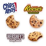 CHIPS AHOY! Cookies Variety Pack, Original Chocolate Chip, Chewy Chocolate Chip with Reese's Peanut Butter Cups & Chewy Hershey's Fudge Filled Soft Cookies, 50 Snack Packs