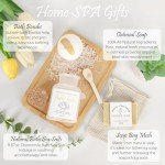 Thank You Gifts for Women, 8pcs Employee Appreciation Gifts Baskets for Women Thank You Farewell Gifts for Coworkers Teacher Boss Hostess Secretary Nurse Mom Pastor- Best Spa Gratitude Box w/Candle