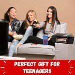 Movie Night Gift Basket – 33-Piece Gift Box with Popcorn, Candy, Snacks & Bingo – Birthdays, Date Night, Family, Kids, Adults, Mom, Dad, Teens, Christmas, Mothers Day, Fathers Day, Raffle & Fundraiser