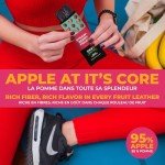 Fruit Snacks by Zest Delites, Fruit Leather, Healthy Snacks for Adults & Kids, Vegan Apple-Based Strips, Dried Strawberry-Peach-Blackberry-Plum Bars, 0.88 oz x 36