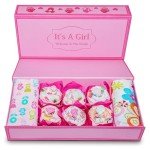 Unique Cupcake Baby Girl Gift Set | Baby Girl Newborn Essentials | Baby Clothes for Girls | Newborn Girl Outfits for Expecting Moms and New Parents | Baby Layette Set - Pink | Nikki's Gift Baskets