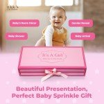 Unique Cupcake Baby Girl Gift Set | Baby Girl Newborn Essentials | Baby Clothes for Girls | Newborn Girl Outfits for Expecting Moms and New Parents | Baby Layette Set - Pink | Nikki's Gift Baskets