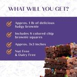 Thank You Gift Basket Chocolate Brownies Cookies Employee Appreciation Food Gift Treats For Men Women Kids Individually Wrapped Care Package | Nut Free | Fresh Bakery Cake