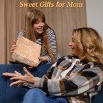 iAOVUEBY 40th Birthday Gifts for Women Her, Cool Gifts for 40 Year Old Woman, Forty Canvas Birthday Tote Bag Glass Cup Candle Gift Basket 40th Ideas Daughter Mom Sister Friend Wife Coworkers