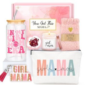 Verouis Girl Mom Gifts New Mom Gifts for Women After Birth Mom To Be Gift Basket Mother To Be Gift Ideas Girl Mama Gifts