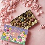 Mother’s Day Chocolate Gift Box – 12 Assorted Milk & Dark Truffles – Gourmet Chocolate Truffles Gift Box – Thoughtful Mothers Day Gifts for Mom, Wife, Grandma – 6 oz