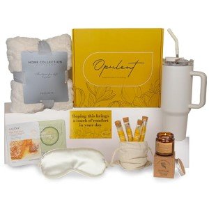 Self Care Gifts for Women, Birthday Gift Baskets for women, Care Package Specially for You Gift Box Women Hug in a Box for Her Unique Presents Get Well Gifts Luxury Spa Set Cozy Blanket 40oz Thumbler