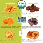 Anna and Sarah Gourmet Dried Fruit in Wooden 6 Compartments Gift Box Includes Strip Mango-Fancy Dates-Pear-Peach- Apricot-Dried Apricot Kosher-Halal For Christmas-Holiday for Mom-Dad-Boy-Girl Everyone