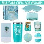 Happy Birthday Gifts for Women - Bath Relaxing Spa Gifts Basket Set for Her, Mom, Best Friend, Sister, Wife, Female Friend, Colleague, Spouse, Girlfriend, Daughter, Coworker, Teacher - A Unique Gift