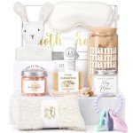 iAOVUEBY New Mom Care Package After Baby, 12PCS New Mom Gifts & Baby Shower Gift Essentials, Pregnancy Gifts For Expecting Mom, First Time Mothers Day Birthday Gift Basket for Women Mom to Be