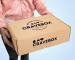 CRAVEBOX Snack and Candy Box (60 Count) Father's Day Adults Variety Pack Bundle Assortment Gift Basket Kids Care Package Boyfriend Birthday Office College Boys Men Students Food College School
