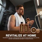 Gift Sets for Men Bath and Body Mens Gifts 6pcs Sandalwood Travel Size sets with Shampoo, Shower Gel, Soap, Body Lotion, Birthday Gifts for Men, Self Care Fathers Day Gifts