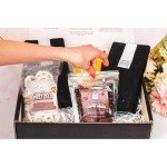 Father's Day Coffee Gift Box - 003 Medium Roast, Blueberry Cobbler Ground Coffee, Yogurt-Covered Pretzels, Universal K-Cup Adapter, Honey Sticks, and Chocolate-Covered Coffee Beans