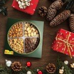 Nuts gift Basket of Cravings Gourmet Collection, Healthy Kosher Snacks, Premium Mixed Nuts Box Bouquet Platter Perfect for Holiday Gifts.