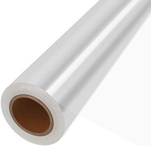 100 ft Clear Cellophane Wrap Roll (31.5 in x 100 ft) - 3 Mil Thicken Cellophane Roll, Clear Cellophane Bags Large, Clear Wrapping Paper for Flower Gift Baskets Wrap (31.5" fold into 16")