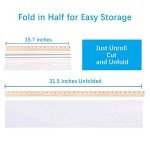 100 ft Clear Cellophane Wrap Roll (31.5 in x 100 ft) - 3 Mil Thicken Cellophane Roll, Clear Cellophane Bags Large, Clear Wrapping Paper for Flower Gift Baskets Wrap (31.5" fold into 16")