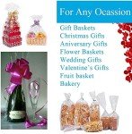 100 ft Clear Cellophane Wrap Roll (31.5 in x 100 ft) - 3 Mil Thicken Cellophane Roll, Clear Cellophane Bags Large, Clear Wrapping Paper for Flower Gift Baskets Wrap (31.5" fold into 16")