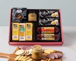 Wisconsin Cheese Company - Grand Cheese & Sausage Gift Box - 100% Wisconsin Cheddar & Pepper Jack Cheese, Sausage, Crackers, Pretzel & Mustard | Perfect for Parties, Charcuterie Boards and Birthday Gifts | Great Birthday Gift