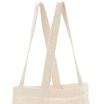 Hallmark 13" Large Halloween Tote Bag (Pumpkins and Ghosts, "Boo!") Reusable Canvas Bag for Trick or Treating, Grocery Shopping and More