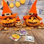 Anditoy 4 Pack Halloween Wooden Puzzles for Kids Toddlers Halloween Toys Party Favors Treat Bags Gifts