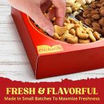 Nuts gift Basket of Cravings Gourmet Nuts Collection, Premium Mixed Nut Gift Box, 4 Sectional.