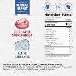 Farmers' Market Cheese Block Assortment 6oz & 7oz 6-Pack, Shelf Stable, Pasteurized, Locally Sourced Wisconsin Cheese (Assortment, 6 Count)