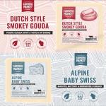 Farmers' Market Cheese Block Assortment 6oz & 7oz 6-Pack, Shelf Stable, Pasteurized, Locally Sourced Wisconsin Cheese (Assortment, 6 Count)