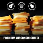 Farmers' Market Cheese Block Assortment 6oz & 7oz 6-Pack, Shelf Stable, Pasteurized, Locally Sourced Wisconsin Cheese (Assortment, 6 Count)