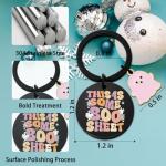 Aisity Halloween Gifts Boo Basket Ghost Keychain Gifts for Her Women Teen Girls Perfect Halloween Boo Basket Ideas Gift for Teen Girl Cool Stuff Funny Gift for Him Her Halloweens Baskets Stuffers