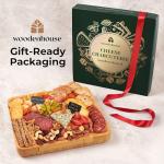 Cheese Platter and Meat Tray - Bamboo Charcuterie Board Set With Utensils and Wine Opener Included