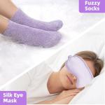 Relaxing Spa Kit Gift Basket Set - Birthday Gifts for Women - Gift for Wife, Mom, Sister, Girlfriend, Friends (Purple)