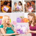 Relaxing Spa Kit Gift Basket Set - Birthday Gifts for Women - Gift for Wife, Mom, Sister, Girlfriend, Friends (Purple)