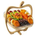Oh! Nuts Dried Fruit Gift Basket – Premium, Healthy Assortment of Dried Fruits, Grown and Traditionally Crafted in the USA – Deluxe Fruit Tray (Sunset Orange)
