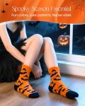 AIVEI 72-Needle Buttery Soft Halloween Fuzzy Socks for Women Cozy Funny Crazy Cute Fluffy Warm Slipper Socks for Girls 3 Pairs, Halloween Gifts Boo Spooky Basket Stuffers