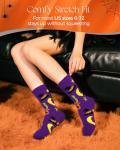 AIVEI 72-Needle Buttery Soft Halloween Fuzzy Socks for Women Cozy Funny Crazy Cute Fluffy Warm Slipper Socks for Girls 3 Pairs, Halloween Gifts Boo Spooky Basket Stuffers