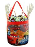 Disney Cars 3 Boys Collapsible Nylon Halloween Bucket Toy Storage Tote Bag (One Size, Red/Multi)