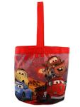 Disney Cars 3 Boys Collapsible Nylon Halloween Bucket Toy Storage Tote Bag (One Size, Red/Multi)