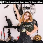 UURM Boo Basket Gift for Women, 7 Spooky Gift Set Including Glass Cup, Halloween Ghost Gifts for Friends Teen Girls