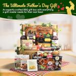 Gift Basket Village King of The Grill Gift Box with Seasonings & Sauces, Cheese Spreads Crackers, Sausages, Nuts & Dip Mix, BBQ gift basket for Memorial Day, Fourth of July, Labor Day, Patriot Day