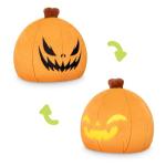Teeturtle 3" Reversible Halloween Mystery Box Plushie - Spooky Surprise Series - Soft Cute Stuffed Animal Blind Box