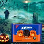 OREO Orange Creme Chocolate Sandwich Cookies, Limited Edition, Halloween Cookies, 18.71 oz