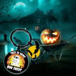 Crizaor Boo Basket Stuffers For Her Him Keychain Halloween Gifts For Women Kids Spooky Baskets Stuffers Hallo ween Boo Gift Halloween Gifts For Men Keyring