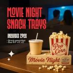 Movie Night Supplies: Candy Variety Pack – Movie Gift Basket Includes Theatre Candy Assortment, Snack Trays, Popcorn Buckets – Date Night Kit & Housewarming Gifts by CraveKraft