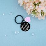 igvean Friendship Gifts Funny Friendship Keychain Gifts for Women Friends Halloween Basket Ghost Friend Gift for Her Girls Soul Sister Long Distance Friends Keychain Christmas Keepsakes