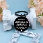 igvean Friendship Gifts Funny Friendship Keychain Gifts for Women Friends Halloween Basket Ghost Friend Gift for Her Girls Soul Sister Long Distance Friends Keychain Christmas Keepsakes